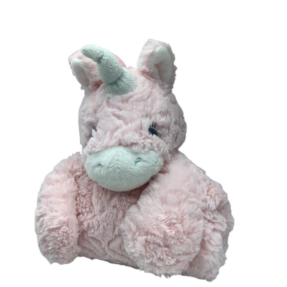 Aurora World Ebba Pink Unicorn Plush Security Blanket Lovey 29” ARIA Luvster - Picture 6 of 8